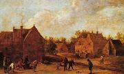 Village scene, David Teniers the Younger